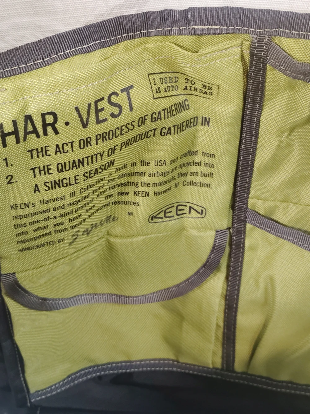 Keen harvest messenger
